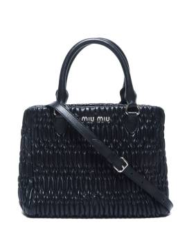 Miu Miu Pre-Owned 2000s Matelassé-Handtasche - Schwarz von Miu Miu Pre-Owned