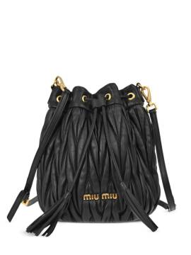 Miu Miu Pre-Owned 2010 Matelassé-Beuteltasche - Schwarz von Miu Miu Pre-Owned