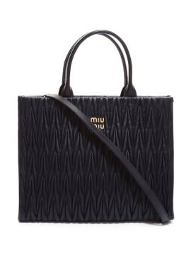 Miu Miu Pre-Owned Handtasche aus Matelassé-Leder - Schwarz von Miu Miu Pre-Owned