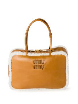 Miu Miu Beau Tote Bag - Braun von Miu Miu