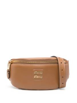 Miu Miu Gürteltasche mit Logo - Braun von Miu Miu