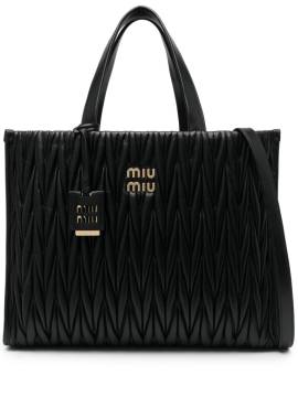 Miu Miu Handtasche aus Matelassé-Leder - Schwarz von Miu Miu