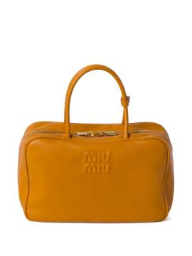 Miu Miu Handtasche mit Logo-Prägung - Gelb von Miu Miu