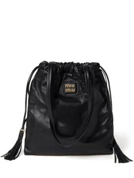 Miu Miu Joie Tasche aus Leder - Schwarz von Miu Miu