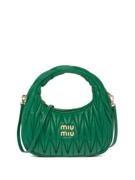 Miu Miu Mini Wander Schultertasche - Grün von Miu Miu