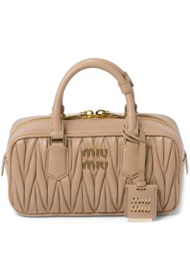 Miu Miu Schultertasche aus Matelasse-Leder - Nude von Miu Miu