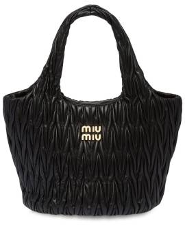 Miu Miu Wander Matelassé-Handtasche - Schwarz von Miu Miu