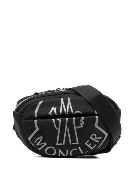 Moncler Gürteltasche mit Logo-Print - Schwarz von Moncler