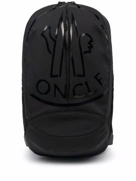 Moncler Rucksack mit Logo-Print - Schwarz von Moncler