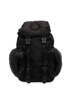 Moncler logo-patch backpack - Schwarz von Moncler