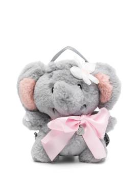 Monnalisa Plush Elephant Rucksack - Grau von Monnalisa