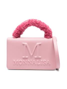 Monnalisa Schultertasche mit Logo-Prägung - Rosa von Monnalisa