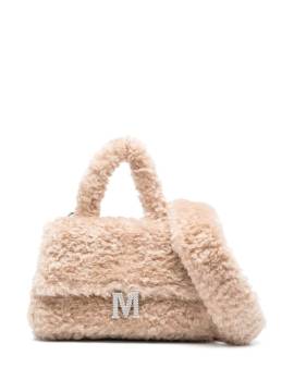 Monnalisa Tasche mit Logo-Schild - Nude von Monnalisa