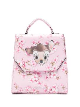 Monnalisa x Disney Rucksack mit Blumen-Print - Rosa von Monnalisa