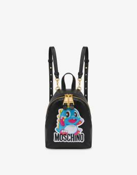 Mini-rucksack Aus Kalbsleder Bubble Booble von Moschino
