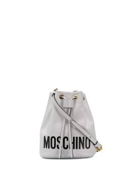 Moschino Beuteltasche mit Logo - Weiß von Moschino