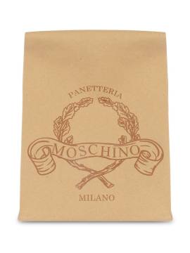 Moschino Clutch mit Logo-Print - Nude von Moschino