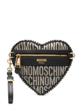 Moschino Clutch mit Logo - Schwarz von Moschino