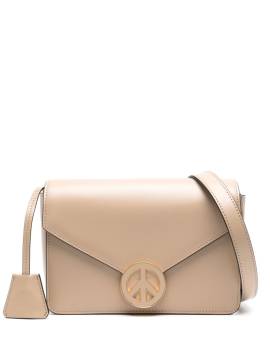 Moschino Friedenszeichen-Umhängetasche - Nude von Moschino