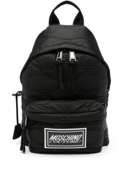 Moschino Gesteppter Rucksack - Schwarz von Moschino