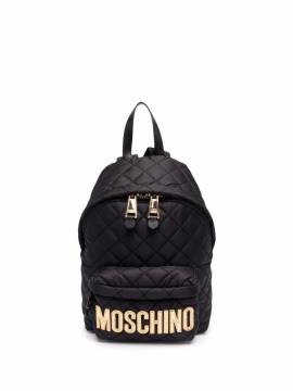 Moschino Gesteppter Rucksack - Schwarz von Moschino