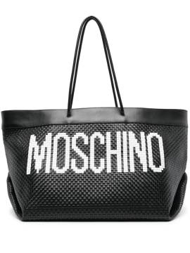 Moschino Gewebter Shopper - Schwarz von Moschino