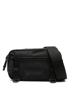 Moschino Gürteltasche mit Logo-Patch - Schwarz von Moschino