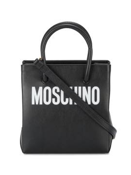 Moschino Handtasche mit Logo-Print - Schwarz von Moschino