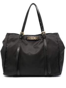 Moschino Handtasche mit Logo-Schriftzug - Schwarz von Moschino