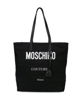 Moschino Handtasche mit Logo - Schwarz von Moschino
