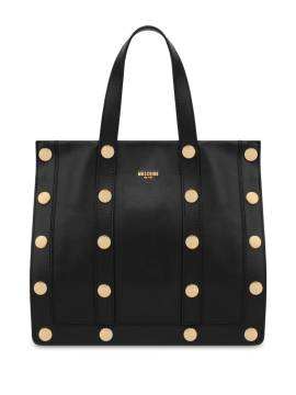 Moschino Handtasche mit Nieten - Schwarz von Moschino