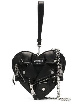 Moschino Heart Biker-Tasche - Schwarz von Moschino