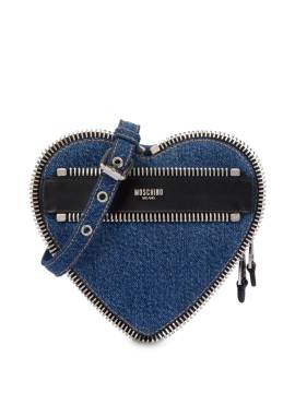 Moschino Jeans-Umhängetasche in Herzform - Blau von Moschino