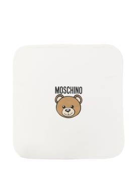 Moschino Kids Decke mit Teddy-Print - Weiß von Moschino