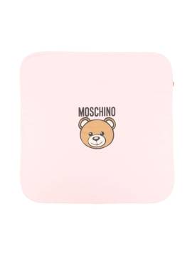 Moschino Kids Jerseydecke mit Logo-Print - Rosa von Moschino