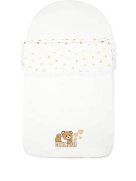 Moschino Kids Teddy Bear Schlafsack - Weiß von Moschino