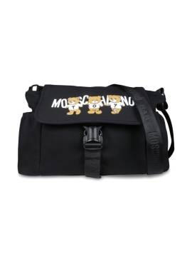 Moschino Kids Wickeltasche mit Teddy-Logo - Schwarz von Moschino