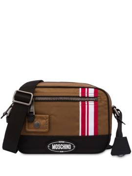 Moschino Kuriertasche mit Logo-Applikation - Braun von Moschino