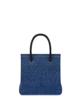 Moschino Mini-Tasche aus Denim - Blau von Moschino