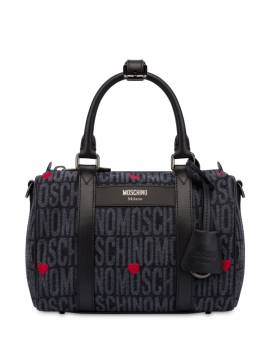 Moschino Reisetasche mit Logo-Print - Schwarz von Moschino