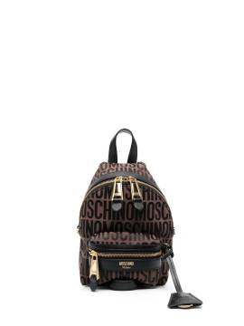 Moschino Rucksack mit Logo - Braun von Moschino