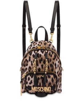 Moschino Rucksack mit Logo - Nude von Moschino