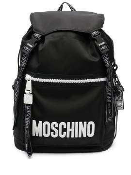 Moschino Rucksack mit Logo-Print - Schwarz von Moschino
