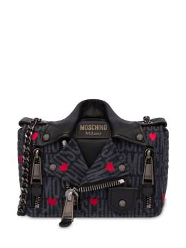 Moschino Schultertasche mit Logo - Schwarz von Moschino