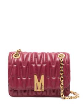 Moschino Schultertasche mit Monogramm-Prägung - Rosa von Moschino