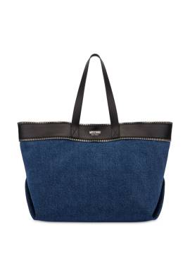 Moschino Shopper mit Denim - Blau von Moschino