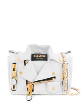 Moschino Umhängetasche im Jacken-Look - Weiß von Moschino