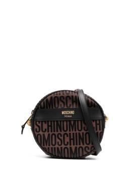 Moschino Umhängetasche mit Monogramm-Print - Braun von Moschino
