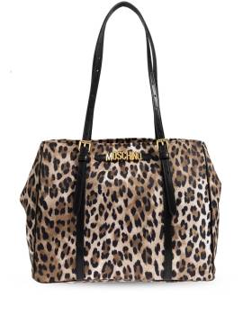 Moschino Schultertasche mit Print - Nude von Moschino