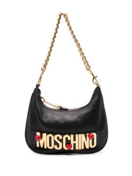 Moschino Schultertasche mit Logo - Schwarz von Moschino